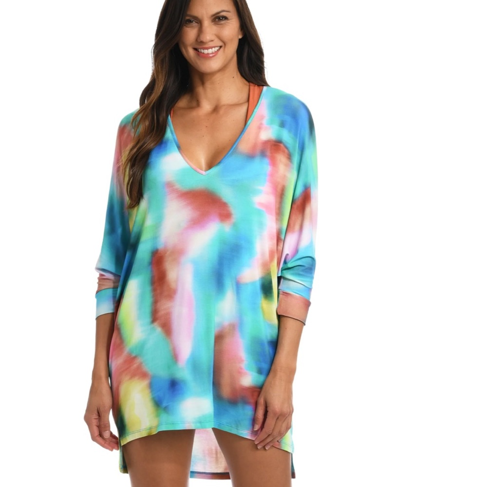 🔘La Blanca Citrus “sunset tide” tunic